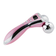 Roller shaping face massager